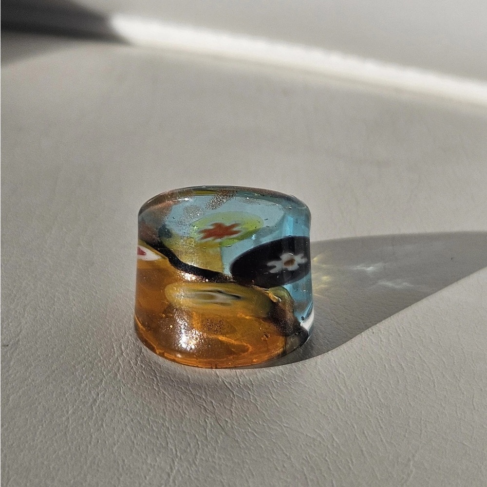 Colorful Glass Paperweight